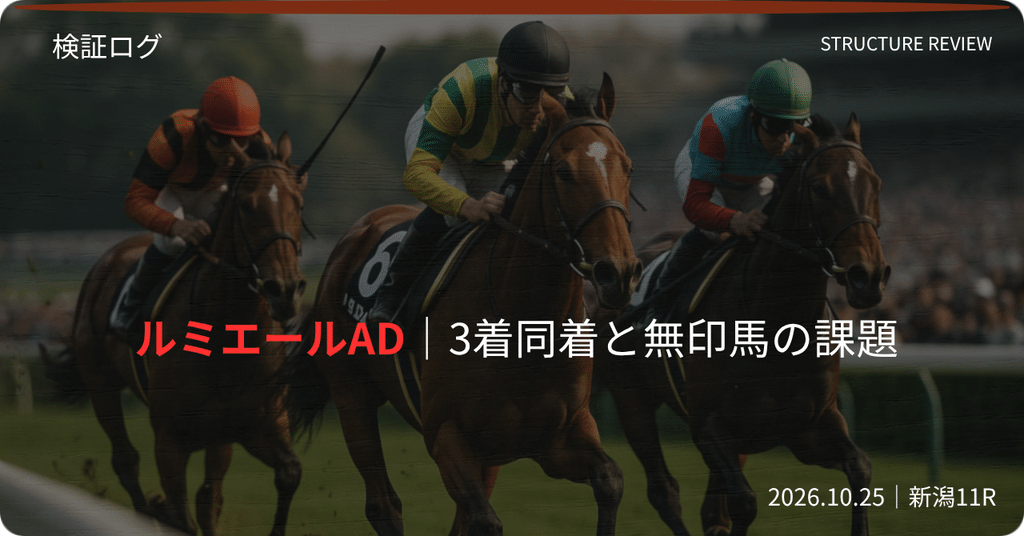 ルミエールAD2026検証、モズナナスターが勝利しカウスリップとの3連複が的中